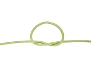 Poliesterová gumová šňůrka 3 mm, světle zelená, 50 m