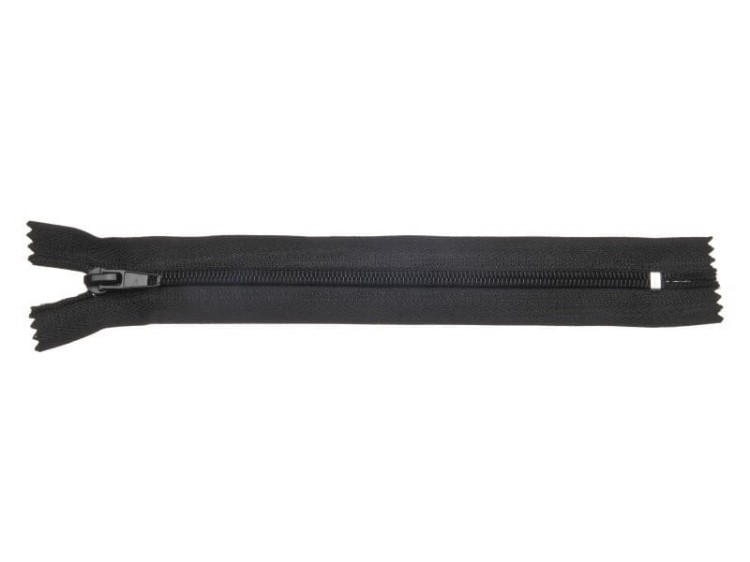 Zamek Błyskawiczny Spirala 18cm Czarny 10szt