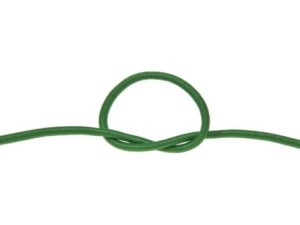 Poliesterová gumová šňůrka 3 mm, zelená, 50 m