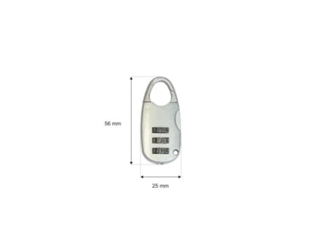 Kłódka do Walizek 25x56mm Szyfr
