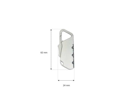 Kłódka do Walizek 24x62mm Szyfr