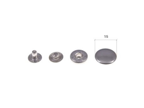 Napa Zatrzask ALFA nierdzewna 15mm 50szt