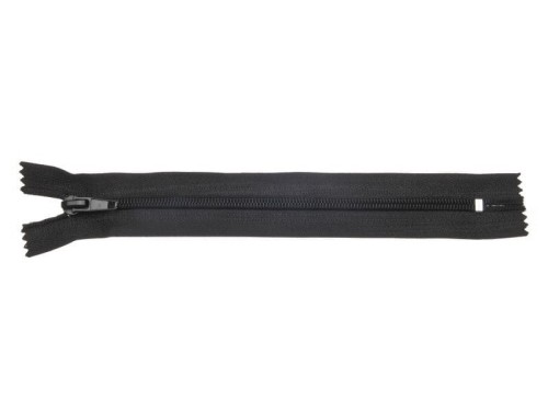 Zamek Błyskawiczny Spirala 20cm Czarny 10szt
