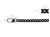 Łańcuszek do Torebki Dewizka 60cm Ciemny Nikiel