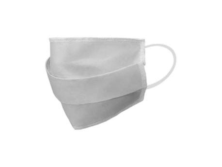 Maseczka Ochronna na twarz Bawełna 2 warstwy biała