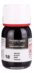 Barva na kůži a syntetické materiály TARRAGO Standard 25 ml, černá