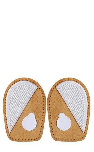 Podpiętki korekcyjne Kaps Correct na koślawość i szpotawość pięty – skóra owcza, moosgummi, samoprzylepne