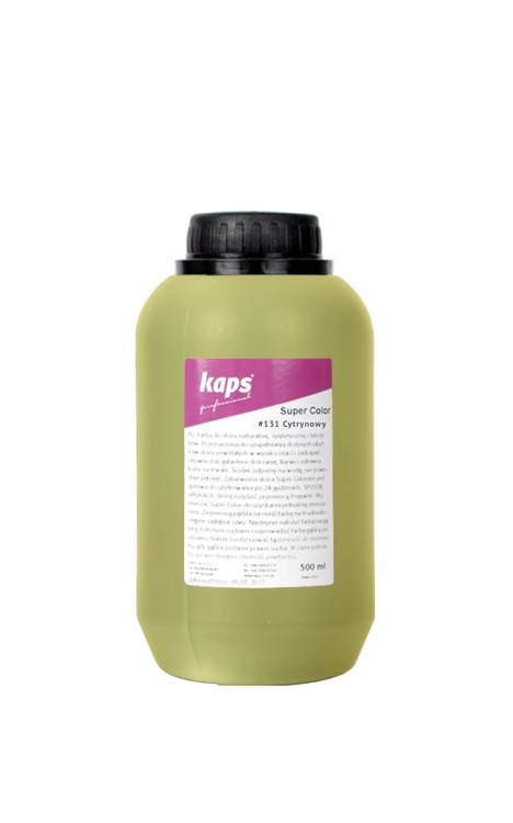 Farba do SKÓR ekoSkór 500ml Kaps Super Color