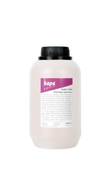 Farba do SKÓR ekoSkór 500ml Kaps Super Color
