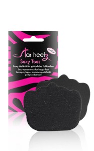 Pěnové vložky do bot Star Heelz Sexy Toes – černé