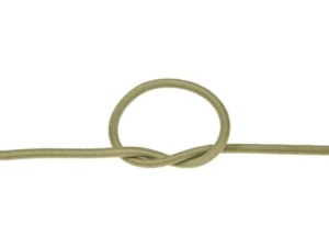 Poliesterová gumová šňůra 3 mm, olivová, 50 m