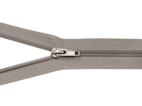 Zamek błyskawiczny #5 Rozdzielczy 60cm Jasno Szary 5szt