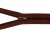 Zamek błyskawiczny #5 Rozdzielczy 45cm Brąz 5szt