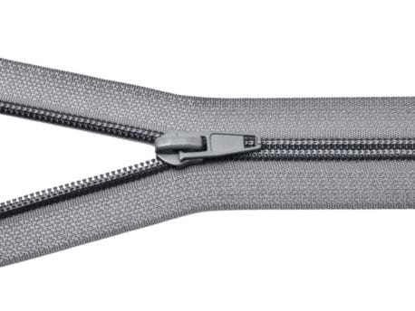 Zamek błyskawiczny #5 Rozdzielczy 40cm Szary 5szt