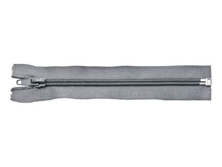 Zamek błyskawiczny #5 Rozdzielczy 80cm Szary 5szt