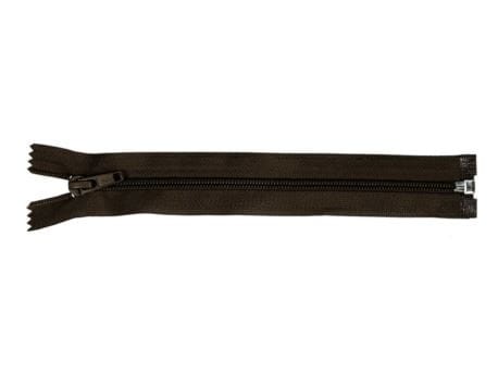 Zamek błyskawiczny #5 Rozdzielczy 25cm Ciemny Brąz 5szt