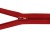 Zamek błyskawiczny #5 Rozdzielczy 40cm Czerwień 5szt