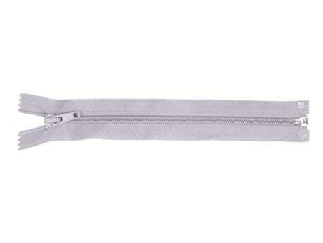Zamek błyskawiczny #5 Rozdzielczy 55cm Popiel 5szt