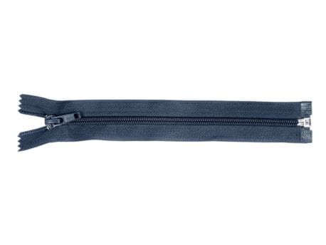 Zamek błyskawiczny #5 Rozdzielczy 25cm Ciemny Niebieski 5szt