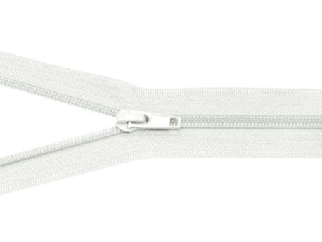 Zamek błyskawiczny #5 Rozdzielczy 65cm Biały 5szt