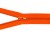 Zamek błyskawiczny #5 Rozdzielczy 40cm Pomarańcz 5szt