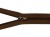 Zamek błyskawiczny #5 Rozdzielczy 65cm Brunatny 5szt
