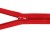 Zamek błyskawiczny #5 Rozdzielczy 25cm Ognista Czerwień 5szt