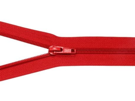 Zamek błyskawiczny #5 Rozdzielczy 25cm Ognista Czerwień 5szt