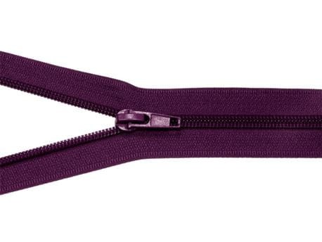 Zamek błyskawiczny #5 Rozdzielczy 40cm Ciemny Fiolet 5szt