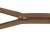 Zamek błyskawiczny #5 Rozdzielczy 60cm Kawa 5szt