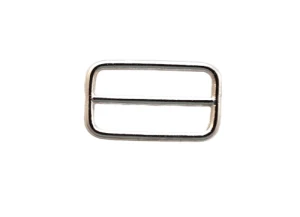 Odlitý regulátor, rámeček 25 × 13 mm, stříbrný, 10 ks
