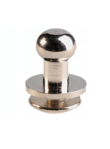 Knoflík s cvočkem, nit 6 mm, ozdoba – 5 kusů