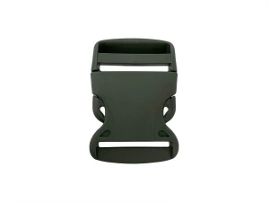 Plastová spona 40 mm, vojenská zelená, 5 ks