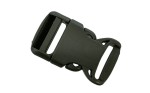 Plastová spona 25mm vojenská zelená 5 kusů