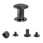 Kroucený nýt Kroucený nýt Šroub 7mm stříbrný 10ks 