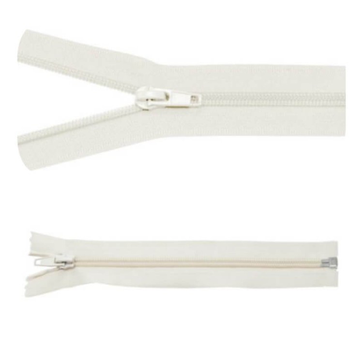 Zamek błyskawiczny #5 Rozdzielczy 40cm Jasny Beż 5szt