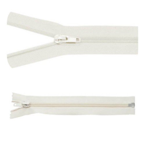 Zamek błyskawiczny #5 Rozdzielczy 25cm Jasny Beż 5szt