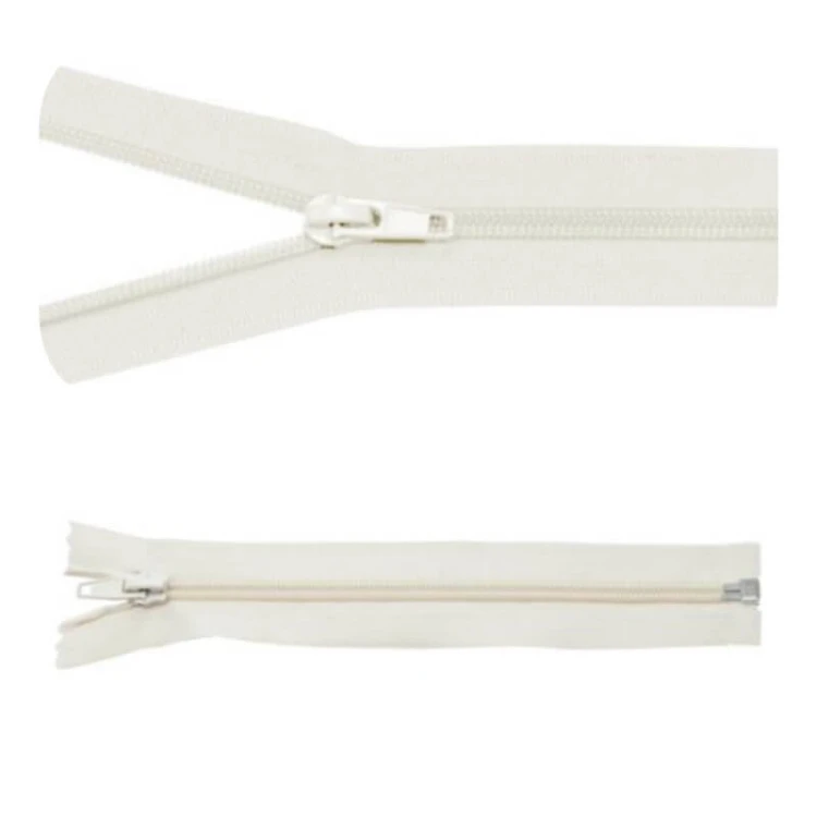 Zamek błyskawiczny #5 Rozdzielczy 25cm Jasny Beż 5szt