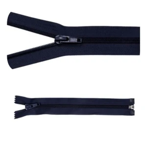 Zip #5 rozdělovací 40 cm, granátová barva, 5 ks