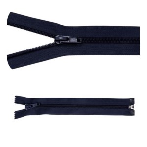 Zip #5 rozdělovací 35 cm, granátová barva, 5 ks