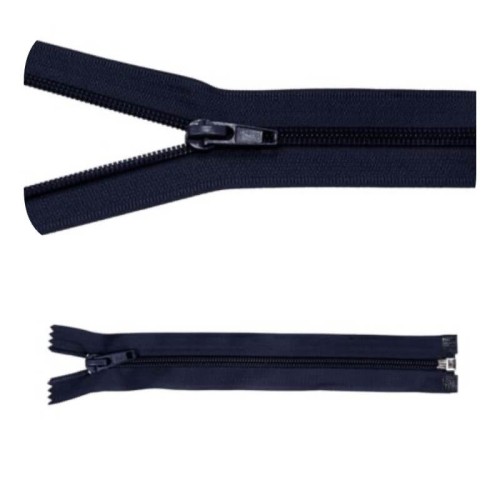 Zamek błyskawiczny #5 Rozdzielczy 35cm Granat 5szt