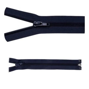 Zip #5 rozdělovací 60 cm, granátová barva, 5 ks