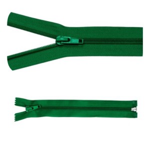 Zip #5 Rozdělovací 30 cm zelený 5 ks