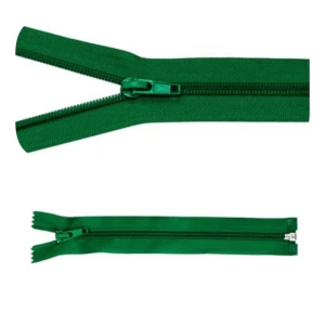 Zip #5 rozdělovací 35 cm zelený 5 ks