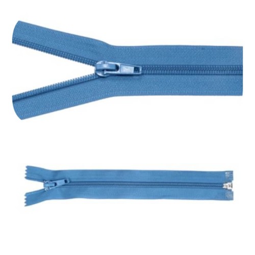 Zamek błyskawiczny #5 Rozdzielczy 80cm Niebieski 5szt