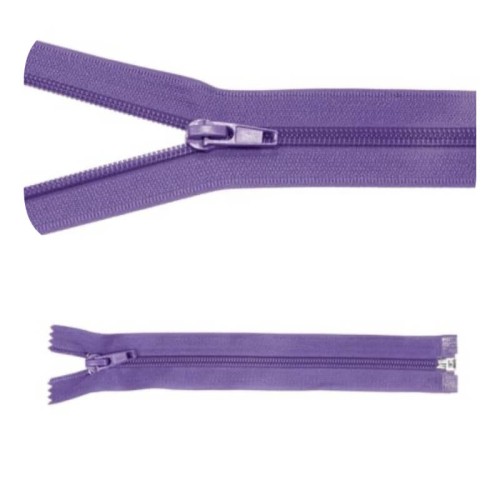 Zamek błyskawiczny #5 Rozdzielczy 65cm Ultra Fiolet 5szt