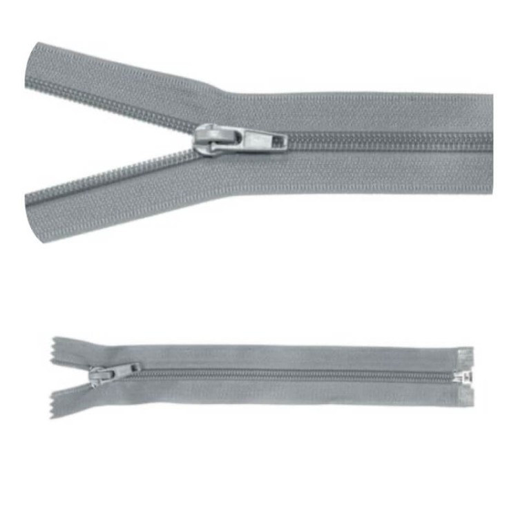 Zamek błyskawiczny #5 Rozdzielczy 80cm Zimny Popiel 5szt