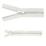 Separace na zip # 5 75cm Bledě šedá 5ks