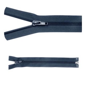 Zip #5 rozdělovací 35 cm tmavě modrý 5 ks