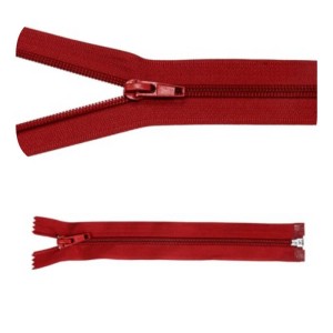 Separace na zip # 5 45cm  Bordó 5ks